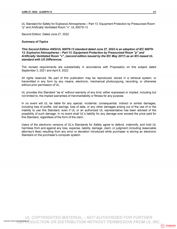 UL 60079-13 PDF UL 60079-13 PDF